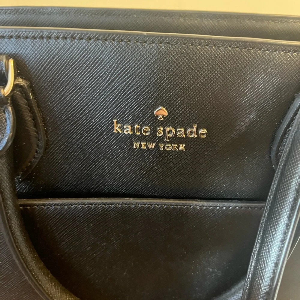 Kate Spade Madison Large Black Satchel Bag - Picture 5 of 6